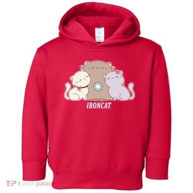 Iron Cat Family Toddler Hoodie