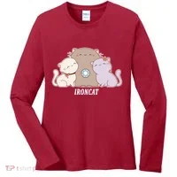 Iron Cat Family Women's Long Sleeve Shirt thumb 0