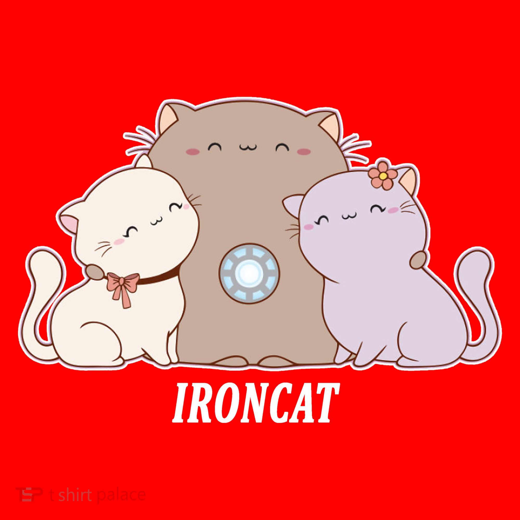 Iron Cat Family Kids Hoodie
