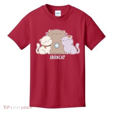 Iron Cat Family Kids T-Shirt