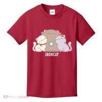 Iron Cat Family Kids T-Shirt thumb 0