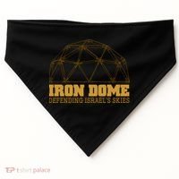 Iron Dome Defending Israel's Skies USA-Made Doggie Bandana thumb 0