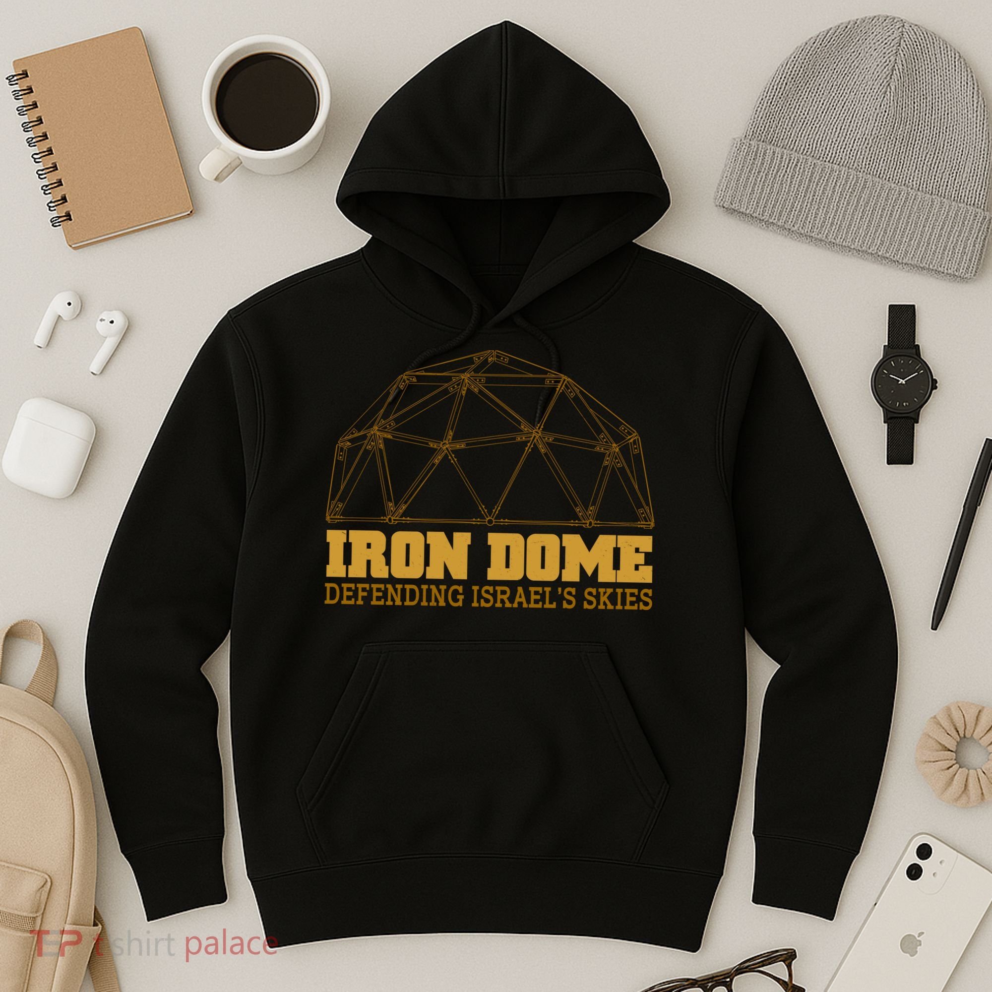 Iron Dome Defending Israel's Skies Hoodie