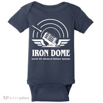 Iron Dome Israeli Air Advance Defense System Baby Bodysuit