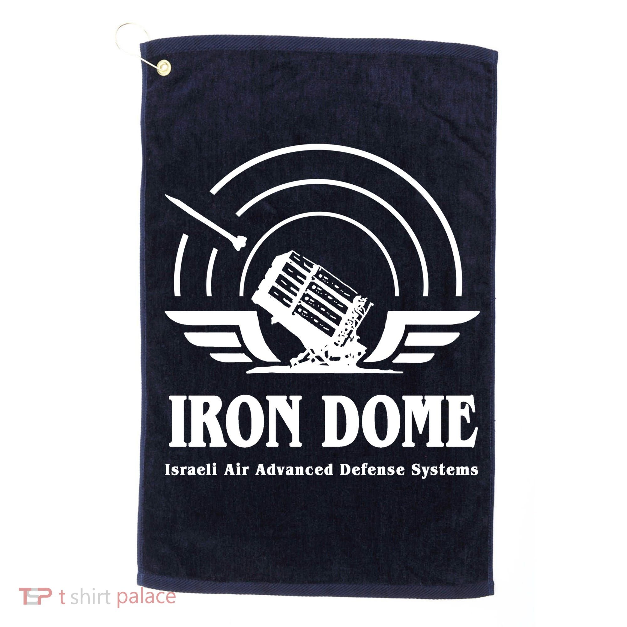 Iron Dome Israeli Air Advance Defense System Golf Towel