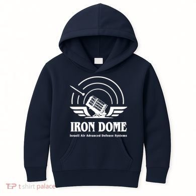 Iron Dome Israeli Air Advance Defense System Kids Hoodie