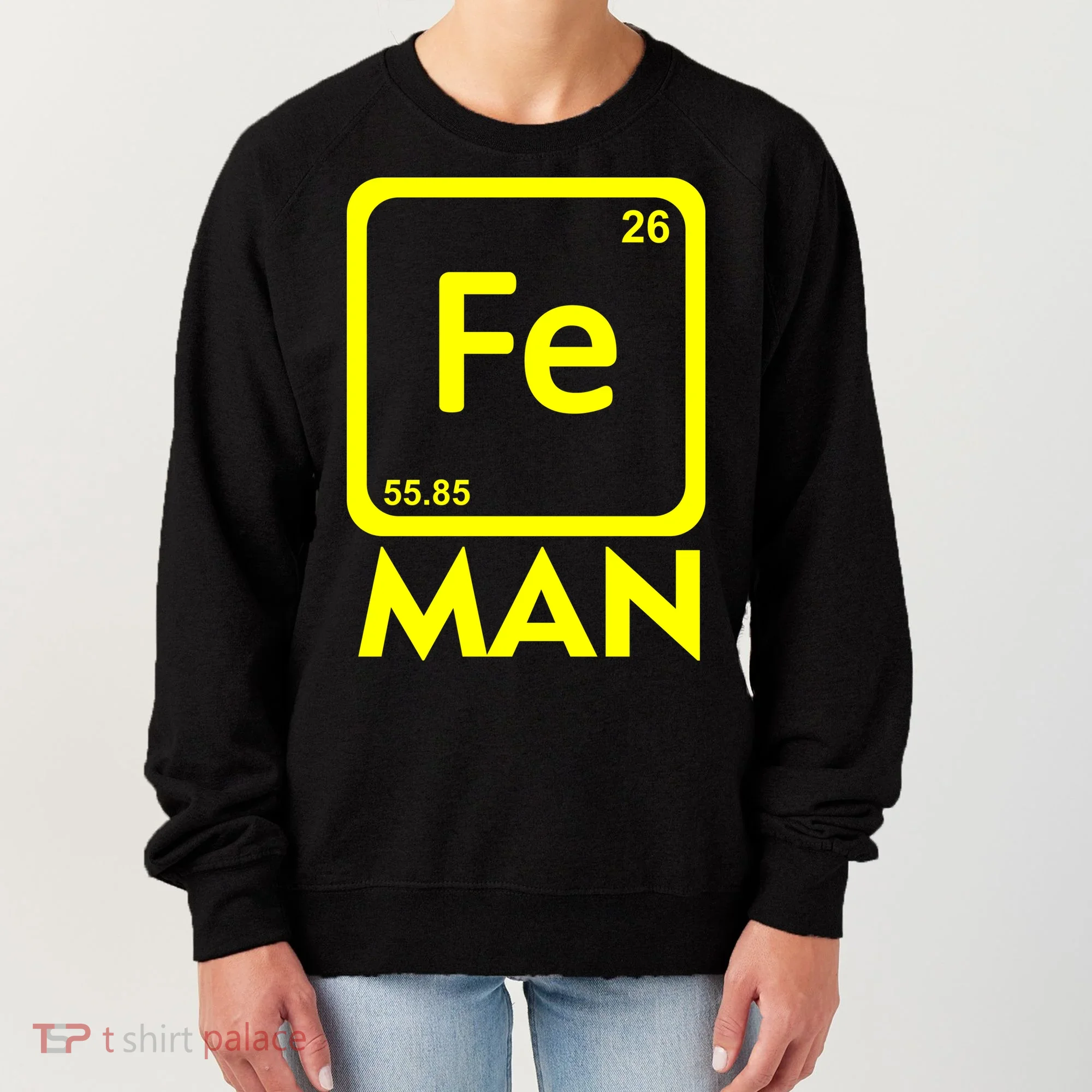 Iron Science Funny Chemistry Fe Periodic Table  Women's Sweatshirt