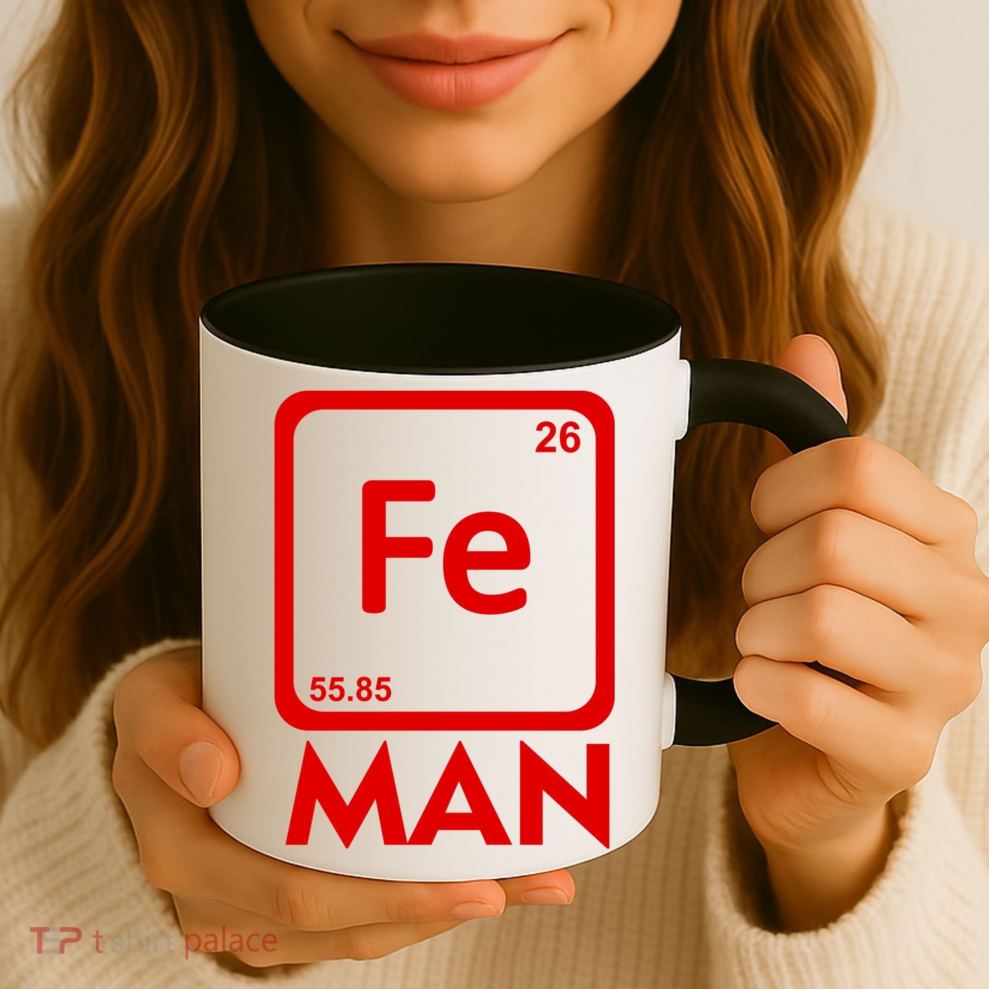 Iron Science Funny Chemistry Fe Periodic Table  Coffee Mug