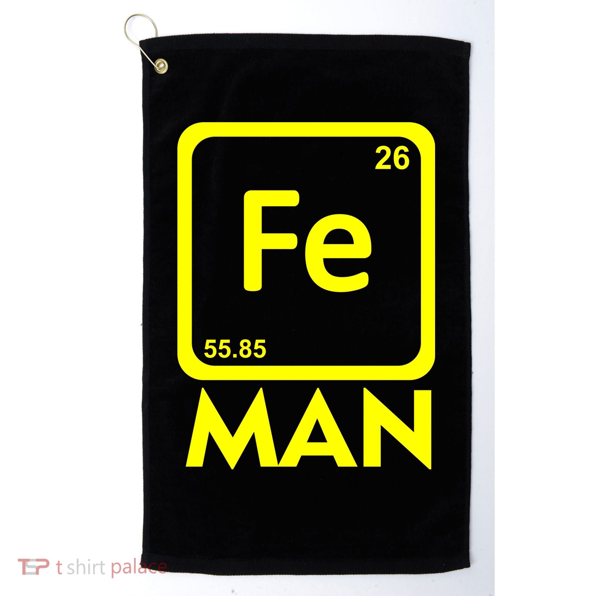 Iron Science Funny Chemistry Fe Periodic Table  Golf Towel