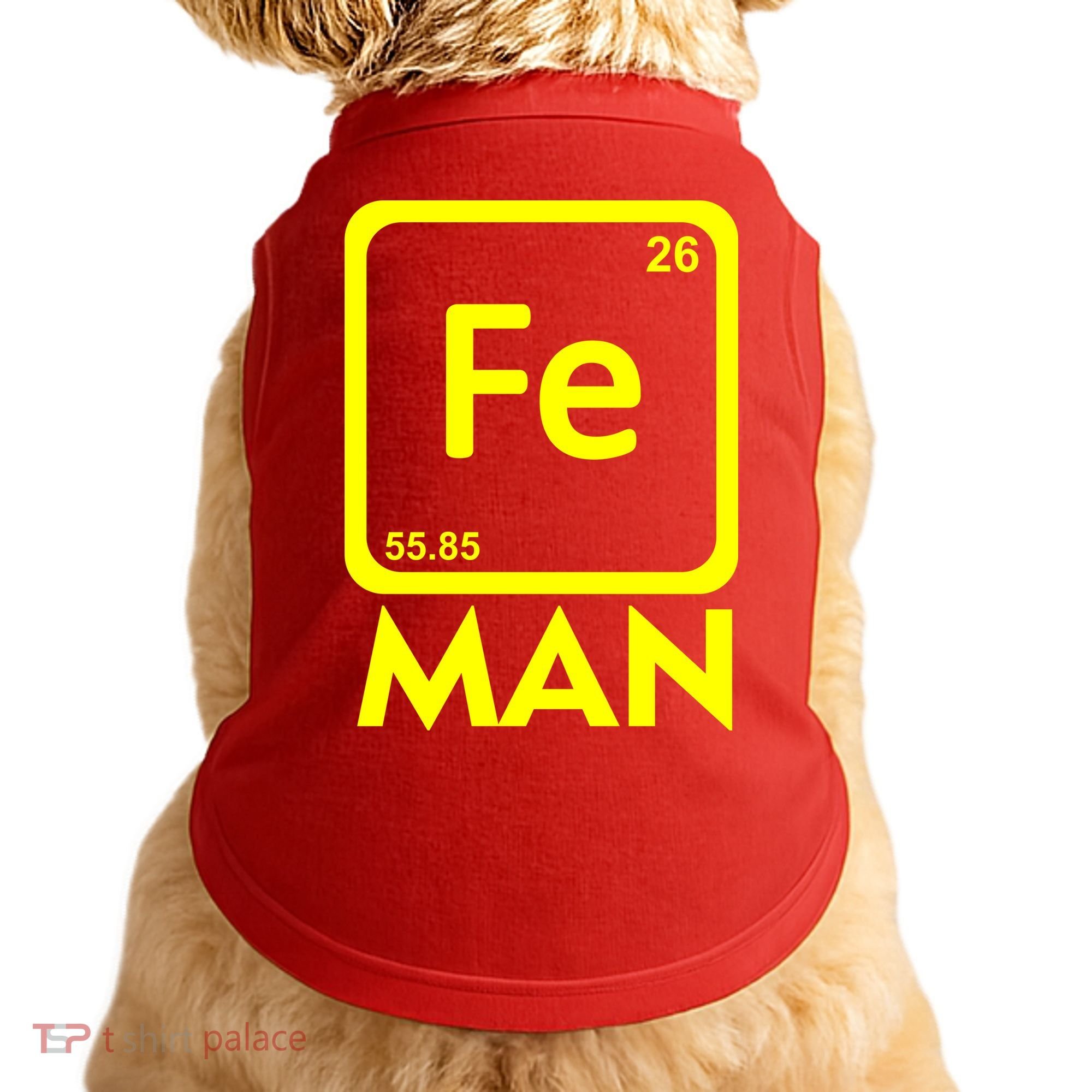 Iron Science Funny Chemistry Fe Periodic Table  Doggie Tank