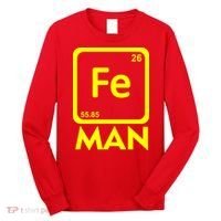 Iron Science Funny Chemistry Fe Periodic Table  Long Sleeve Shirt thumb 0