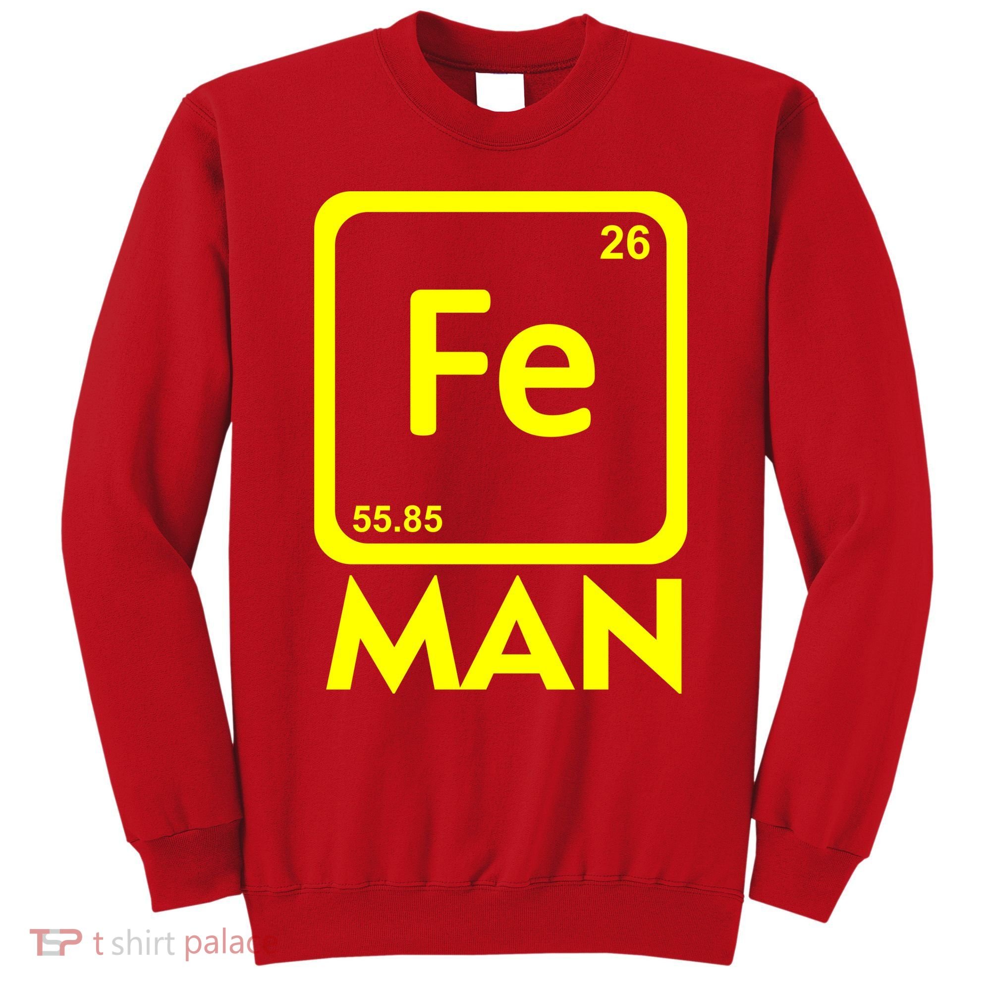 Iron Science Funny Chemistry Fe Periodic Table  Sweatshirt
