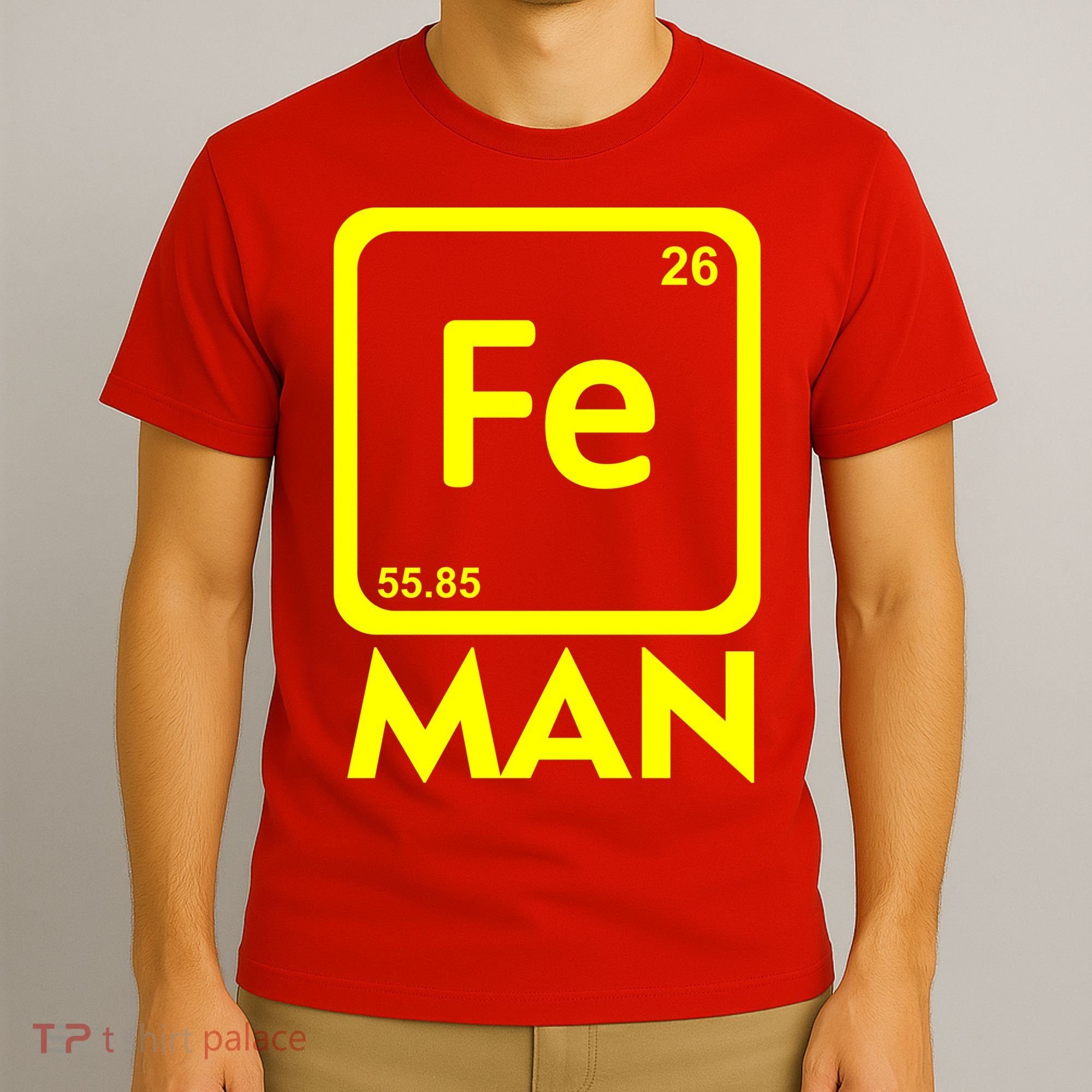Iron Science Funny Chemistry Fe Periodic Table  T-Shirt