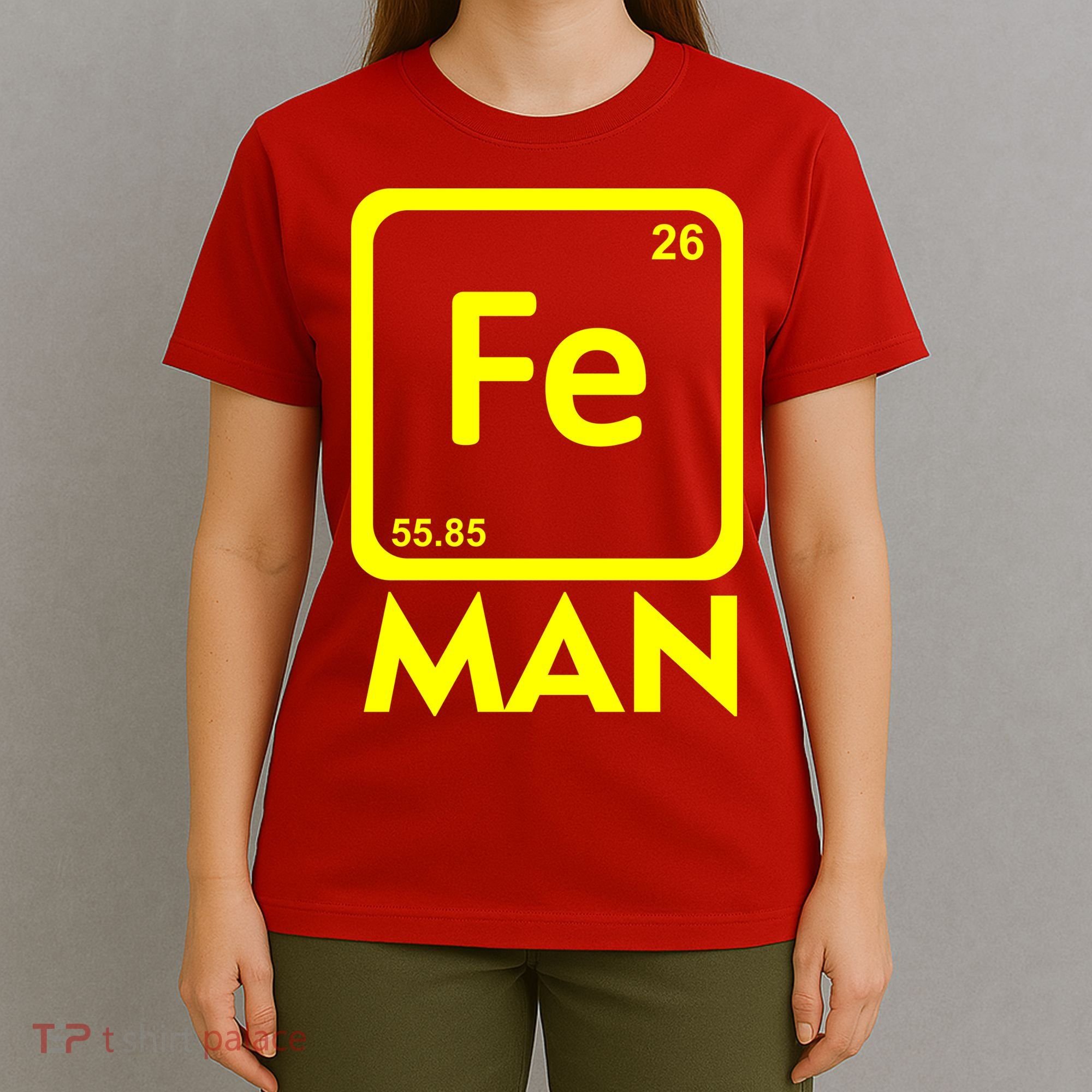 Iron Science Funny Chemistry Fe Periodic Table  T-Shirt