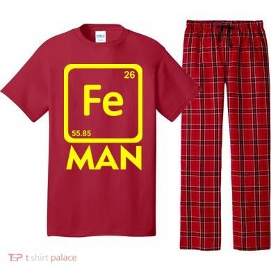 Iron Science Funny Chemistry Fe Periodic Table  Pajama Set