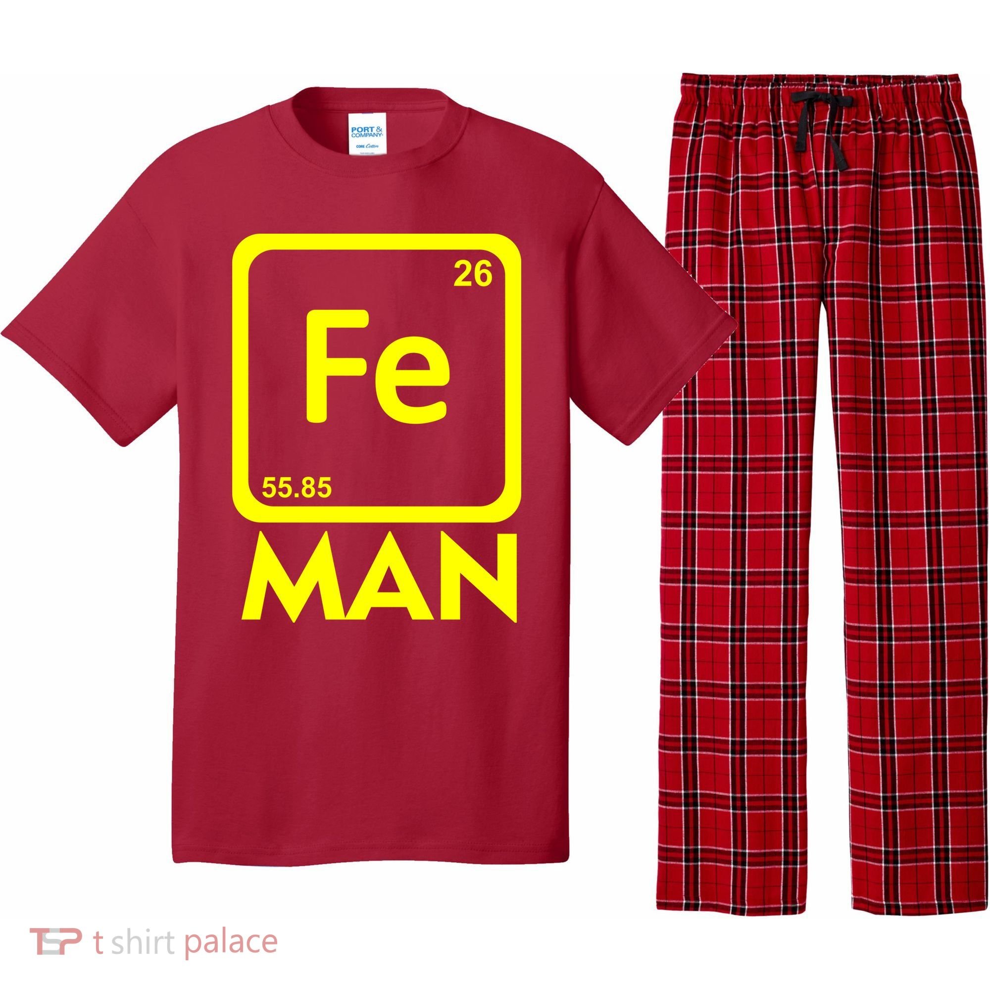 Iron Science Funny Chemistry Fe Periodic Table  Pajama Set