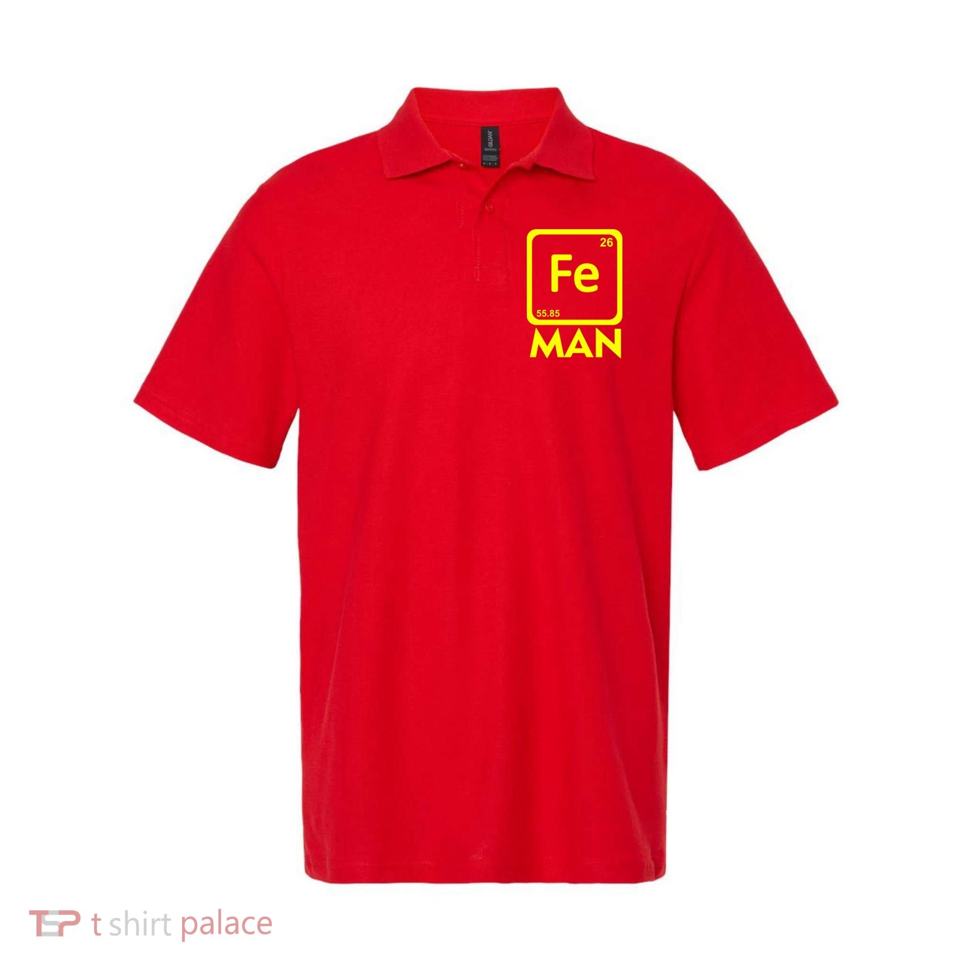Iron Science Funny Chemistry Fe Periodic Table  Polo