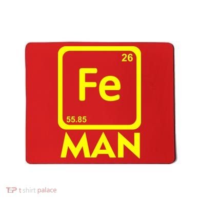 Iron Science Funny Chemistry Fe Periodic Table  Mousepad
