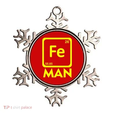 Iron Science Funny Chemistry Fe Periodic Table  Ornament