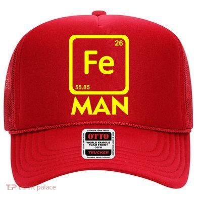 Iron Science Funny Chemistry Fe Periodic Table  Hat