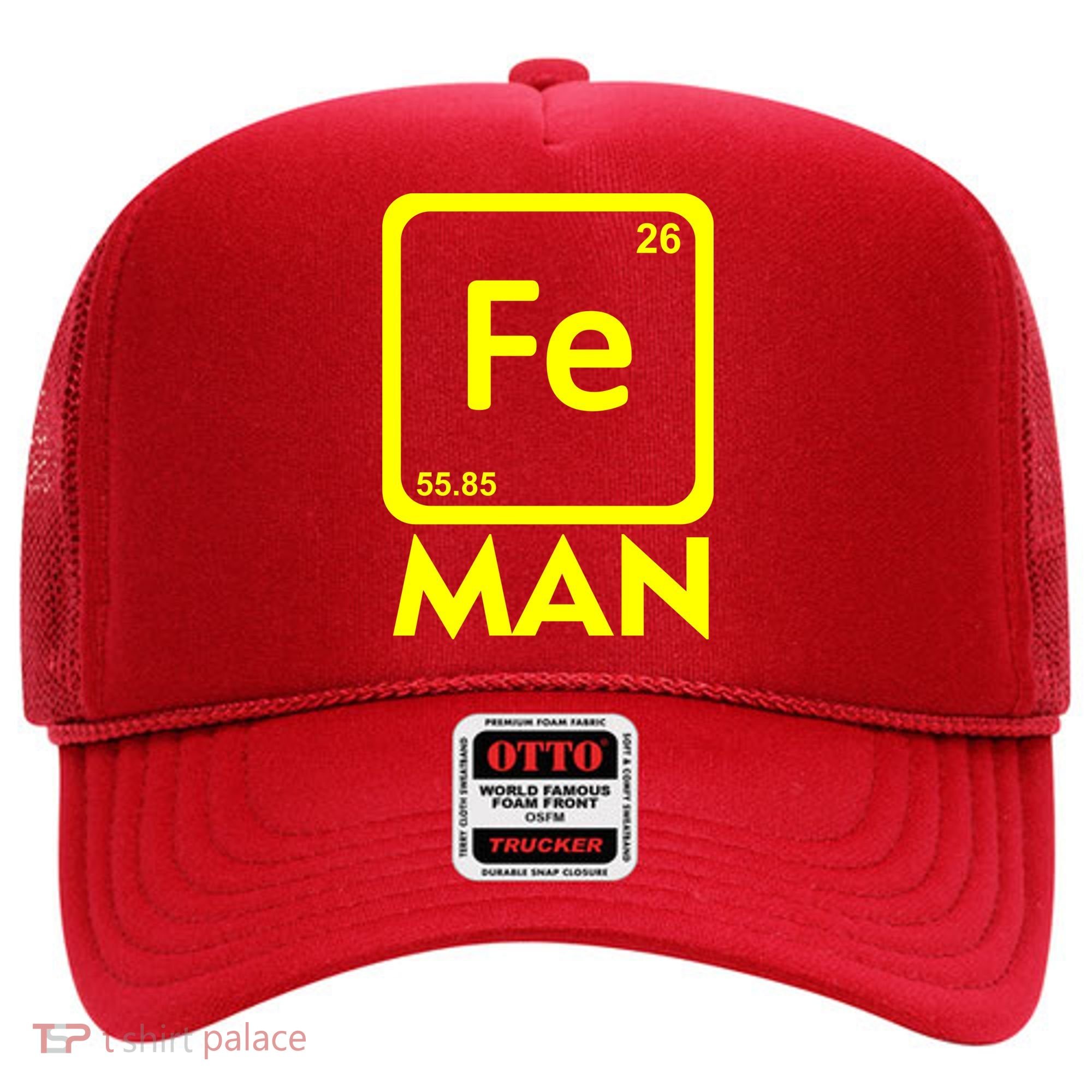 Iron Science Funny Chemistry Fe Periodic Table  Hat