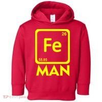 Iron Science Funny Chemistry Fe Periodic Table  Toddler Hoodie thumb 0