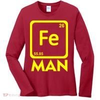 Iron Science Funny Chemistry Fe Periodic Table  Women's Long Sleeve Shirt thumb 0