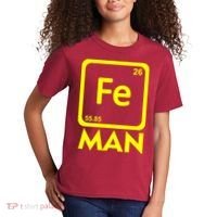 Iron Science Funny Chemistry Fe Periodic Table  Kids T-Shirt thumb 2