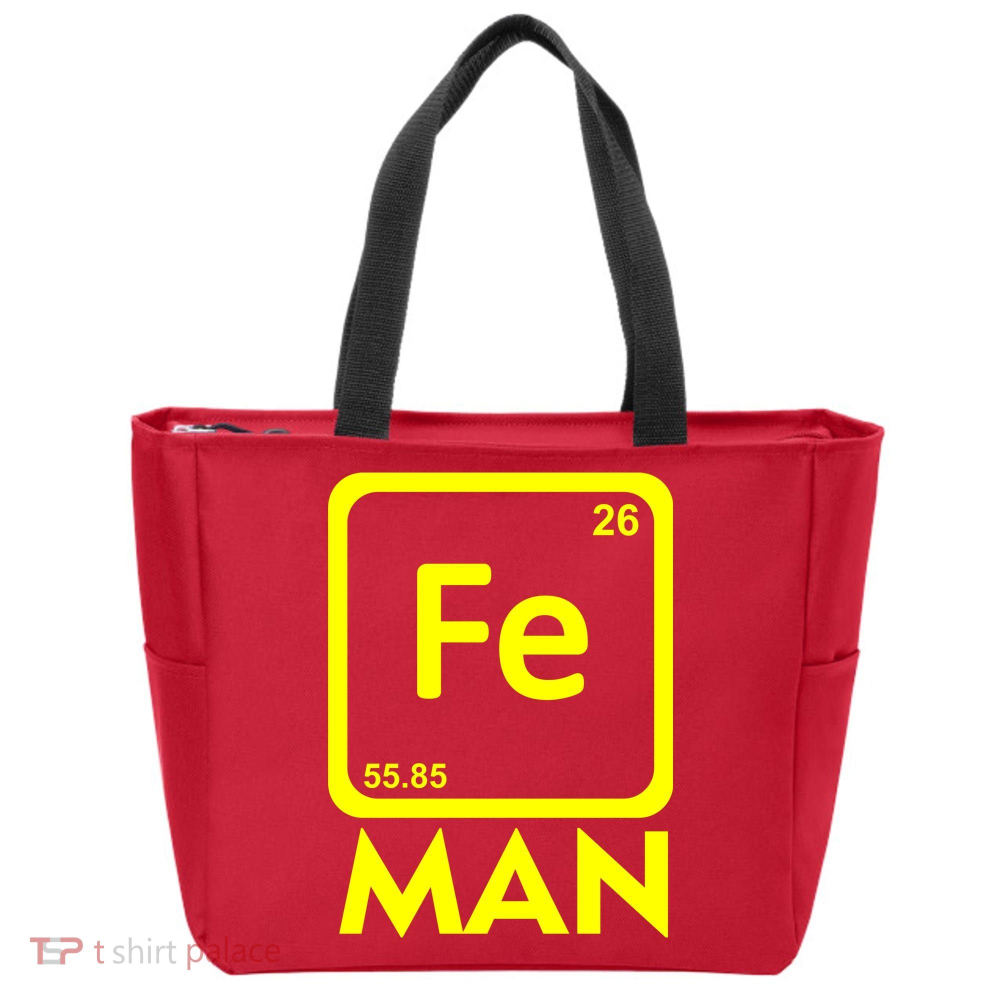 Iron Science Funny Chemistry Fe Periodic Table  Tote Bag