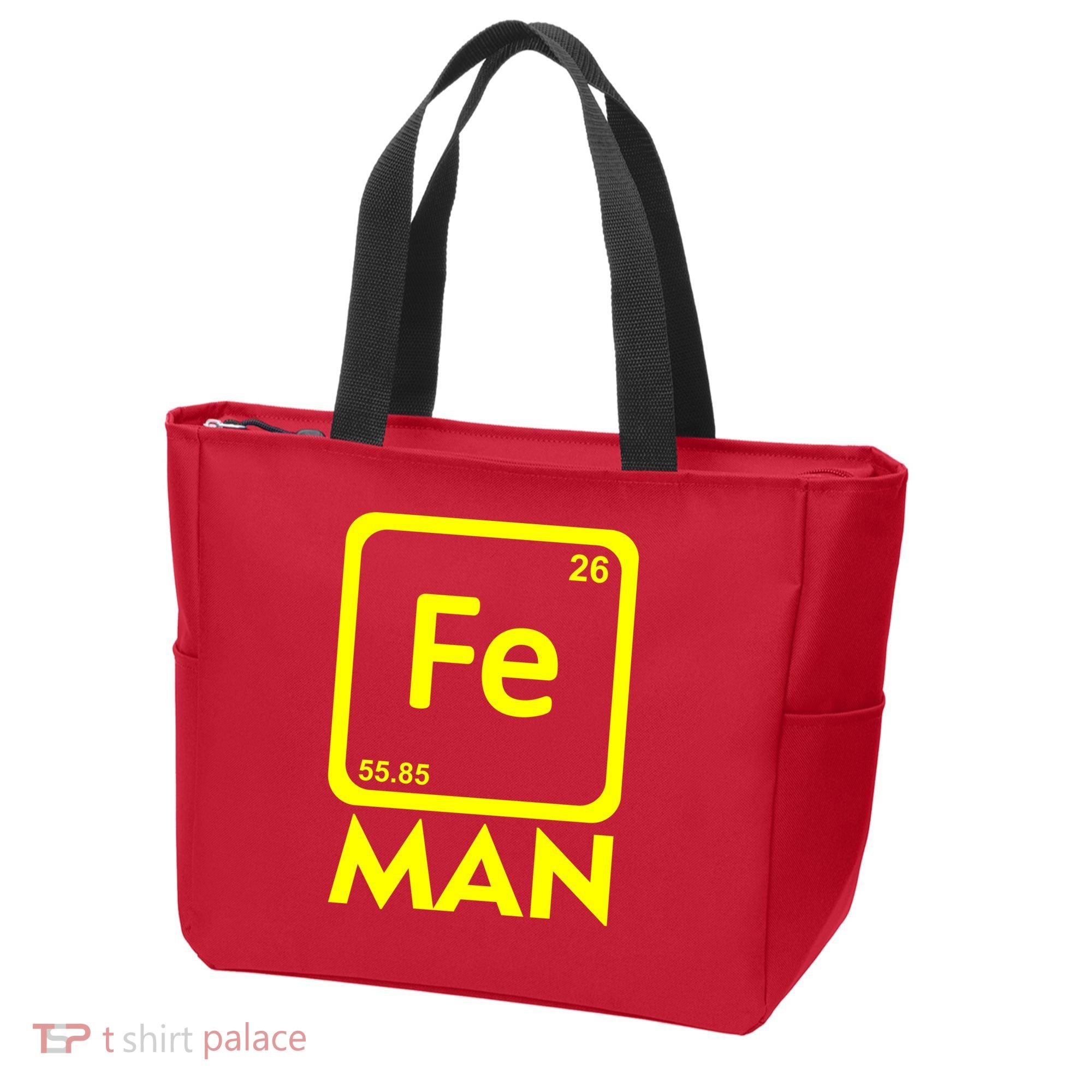Iron Science Funny Chemistry Fe Periodic Table  Tote Bag