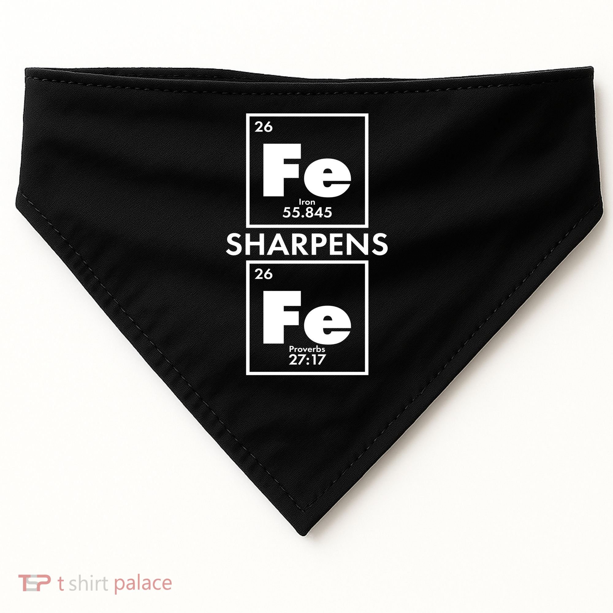 IRON Sharpens IRON Proverbs 27:17 USA-Made Doggie Bandana