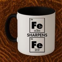 IRON Sharpens IRON Proverbs 27:17 Coffee Mug thumb 2