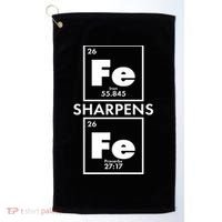 IRON Sharpens IRON Proverbs 27:17 Golf Towel thumb 0