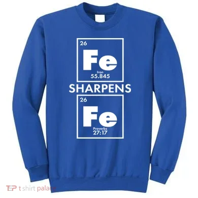 IRON Sharpens IRON Proverbs 27:17 Sweatshirt