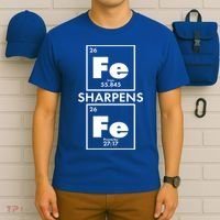 IRON Sharpens IRON Proverbs 27:17 T-Shirt thumb 6