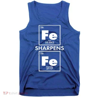 IRON Sharpens IRON Proverbs 27:17 Tank Top