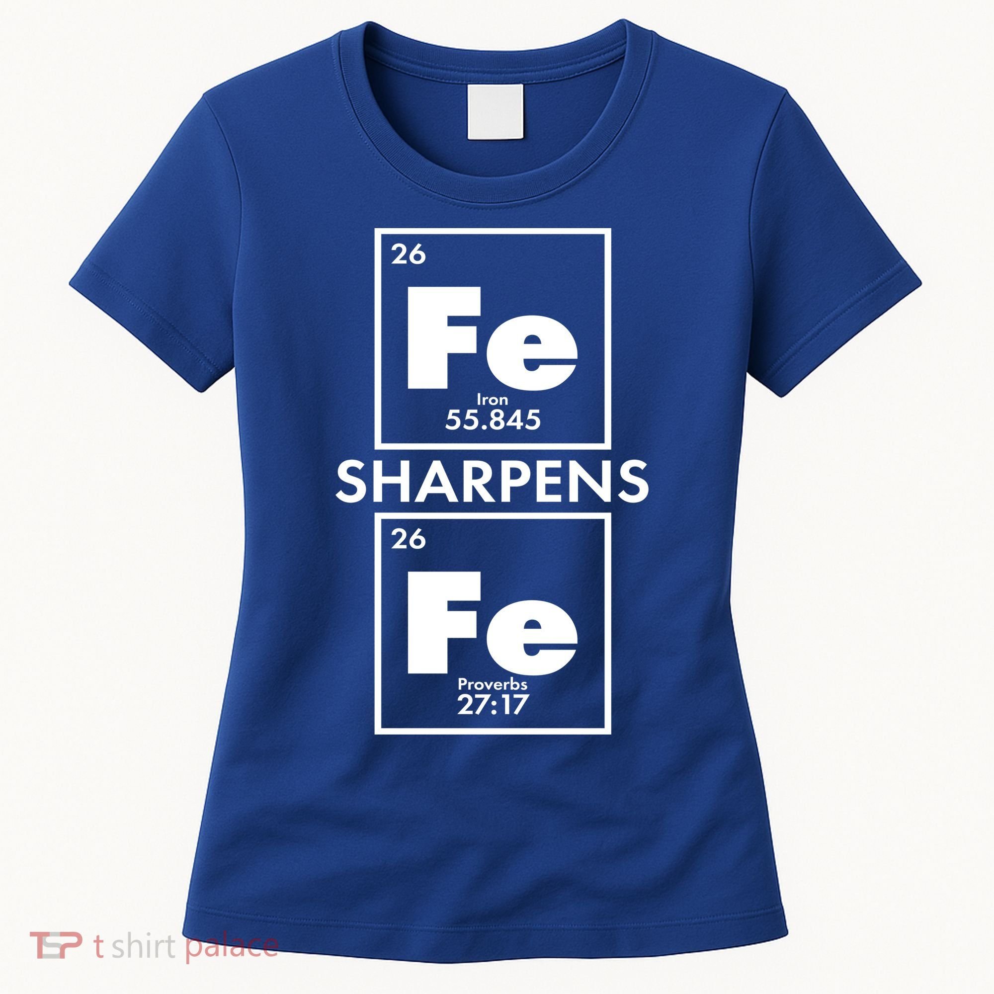 IRON Sharpens IRON Proverbs 27:17 Women's T-Shirt