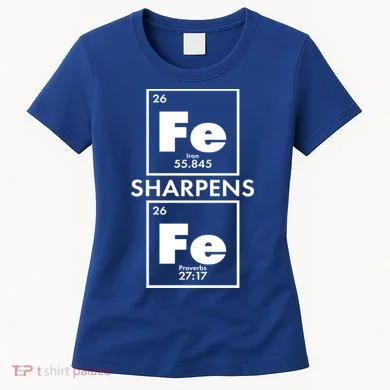 IRON Sharpens IRON Proverbs 27:17 Women's T-Shirt