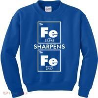IRON Sharpens IRON Proverbs 27:17 Kids Sweatshirt thumb 0