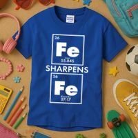 IRON Sharpens IRON Proverbs 27:17 Kids T-Shirt thumb 3