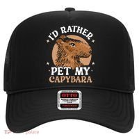 I'd Rather Pet My Capybara Animal Capybaras Rodent Lover Hat thumb 0