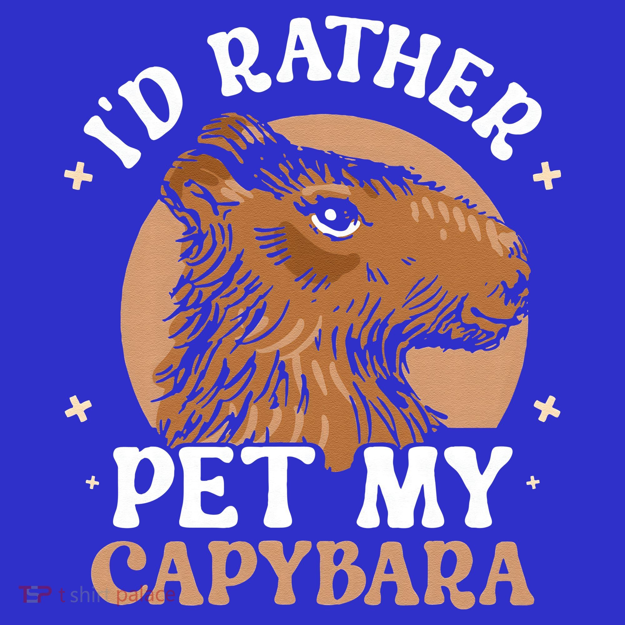 I'd Rather Pet My Capybara Animal Capybaras Rodent Lover Mousepad