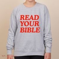 Isaiah Robin Read Your Bible Women's Sweatshirt thumb 0