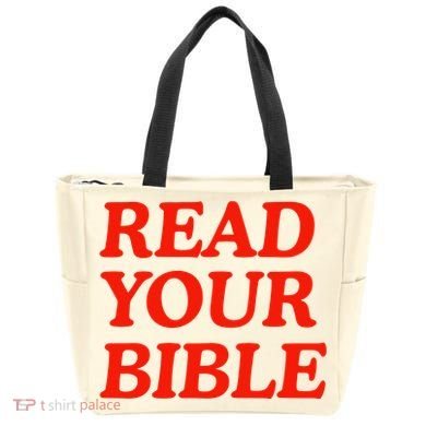 Isaiah Robin Read Your Bible Tote Bag