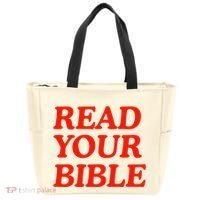 Isaiah Robin Read Your Bible Tote Bag thumb 0