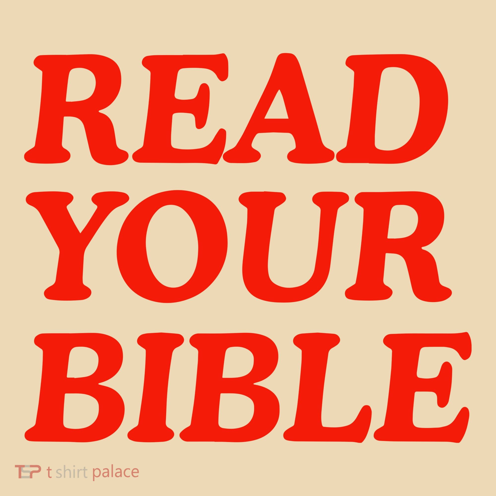 Isaiah Robin Read Your Bible Tote Bag