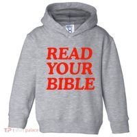 Isaiah Robin Read Your Bible Toddler Hoodie thumb 0