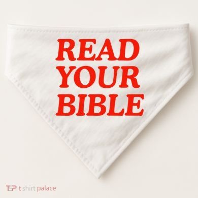 Isaiah Robin Read Your Bible USA-Made Doggie Bandana