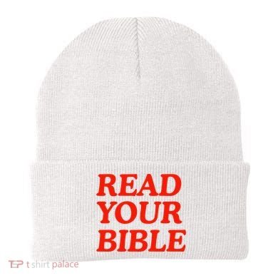 Isaiah Robin Read Your Bible Beanie