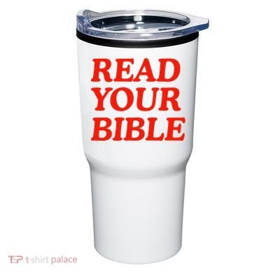 Isaiah Robin Read Your Bible Tumbler